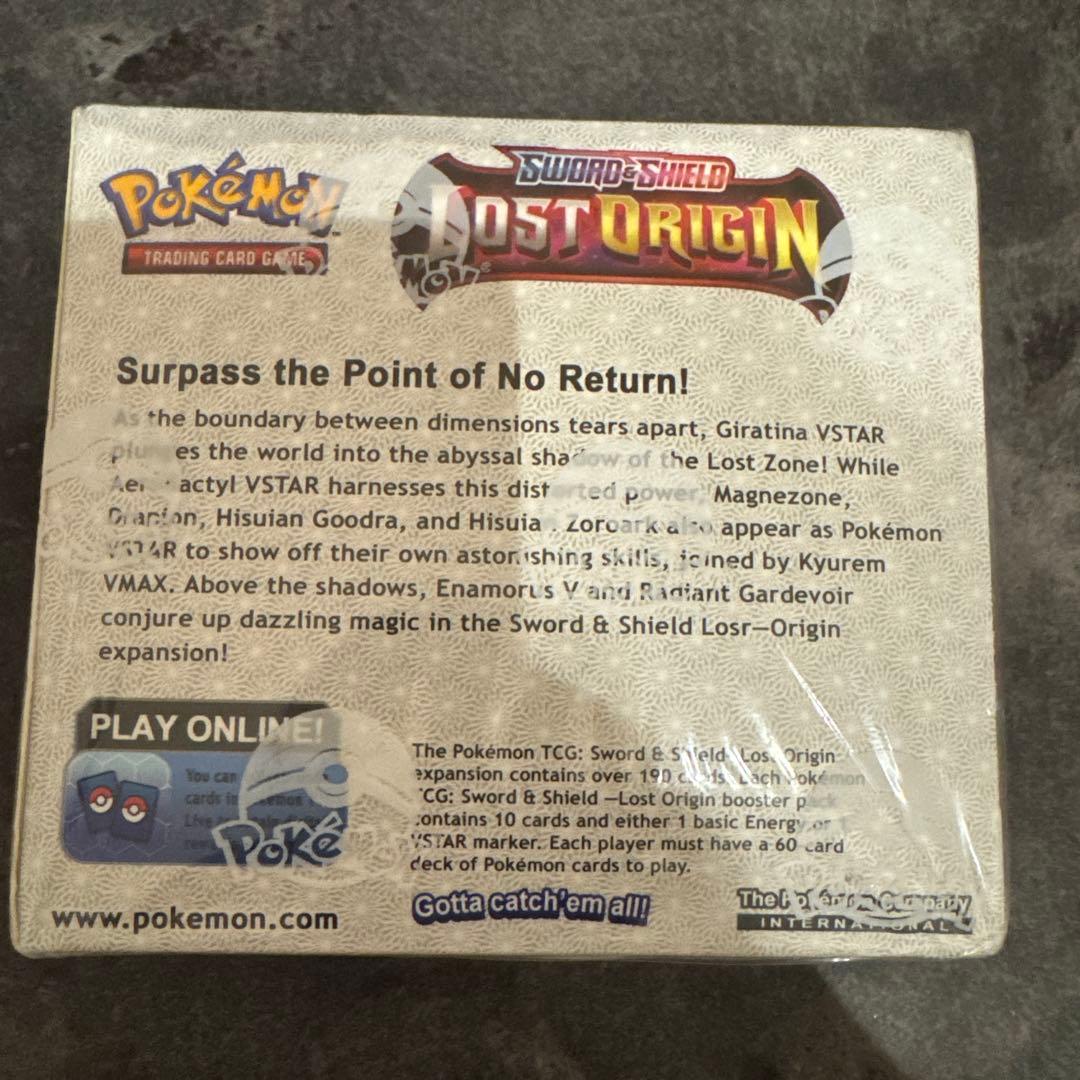 海外版　ポケモンカード英語　ロストオリジン　ブースターボックス