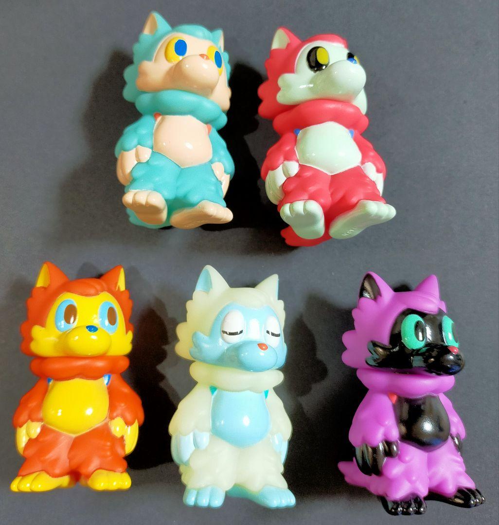 全5種 VAG おおかみくん シリーズ 31.5 ガチャ ソフビ フィギュア