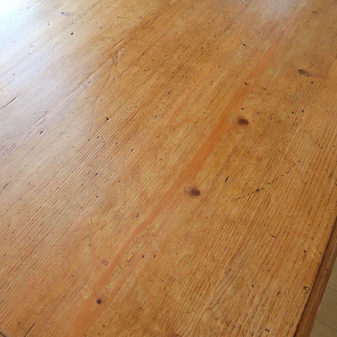 英国　アンティークパイン　ローテーブル　オールドパイン　たのメル便　送料込♡