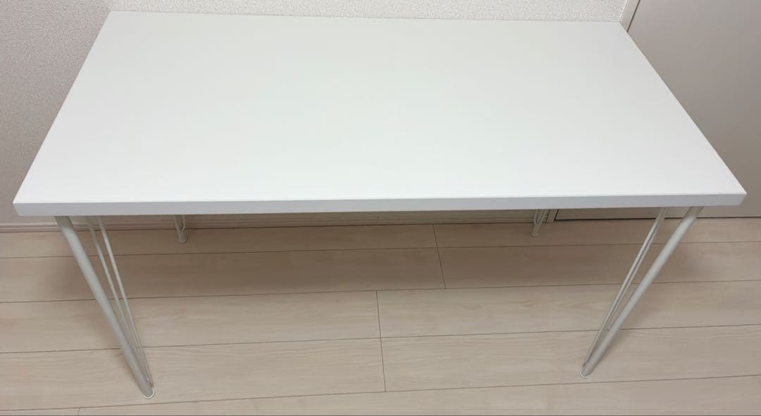 【組立説明書付き】ニトリ デスクプレフェセット ホワイト幅118cm