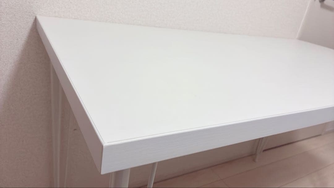 【組立説明書付き】ニトリ デスクプレフェセット ホワイト幅118cm