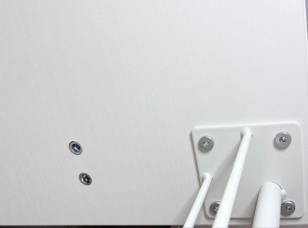 【組立説明書付き】ニトリ デスクプレフェセット ホワイト幅118cm