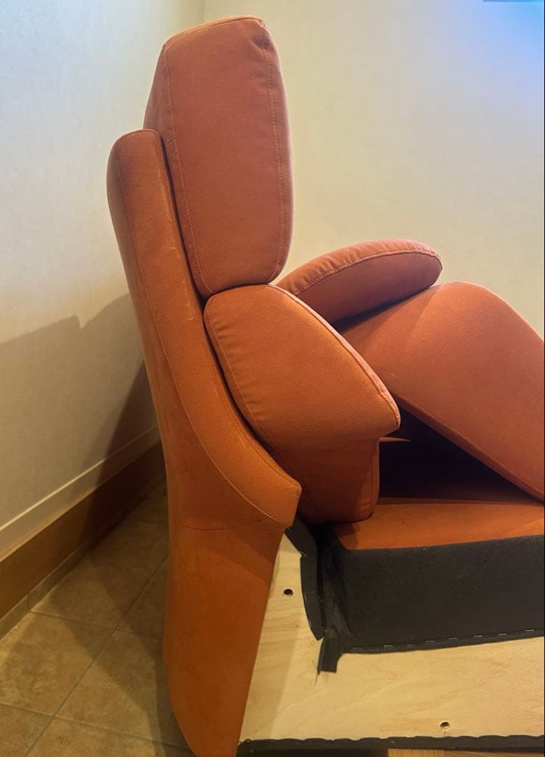 カリモク　2.5人掛ソファ　ハイバック