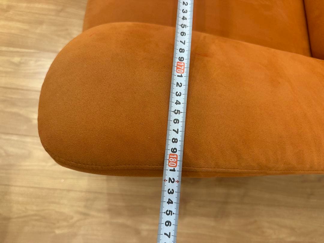 カリモク　2.5人掛ソファ　ハイバック