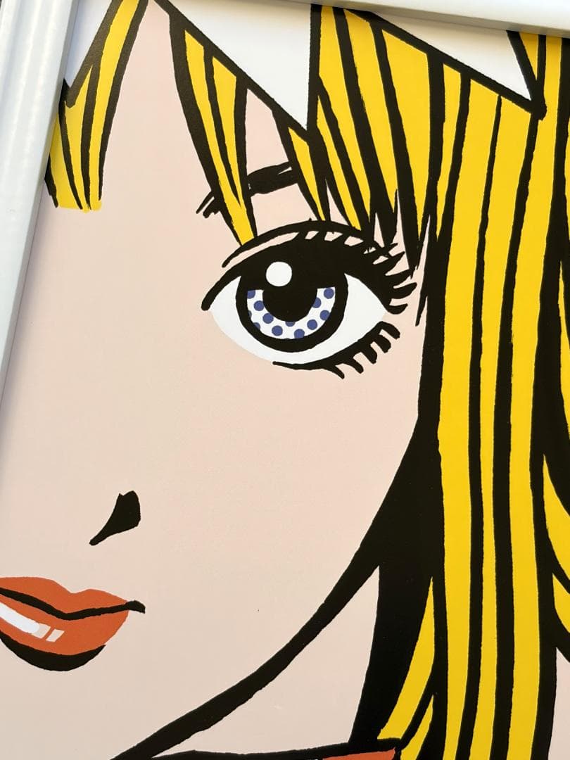 江口寿史『ストップひばりくん 銀杏BOYZ』B5サイズ 額入り 印刷物 額装