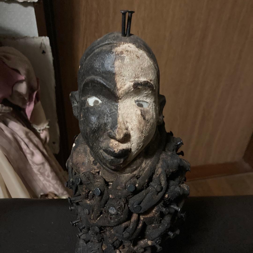 アフリカ　呪物　人形