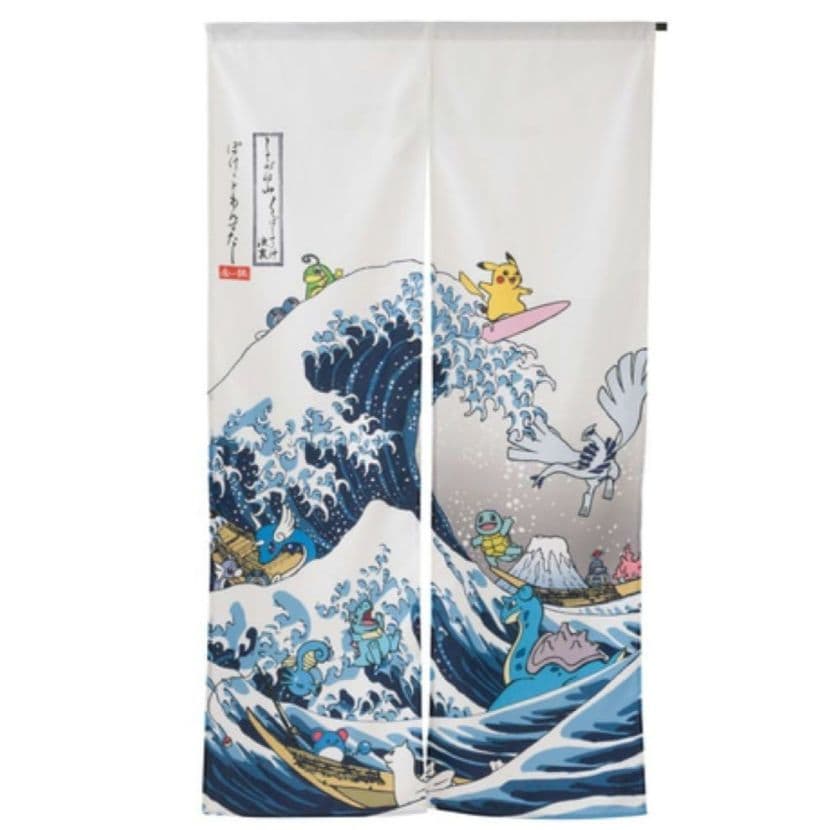 新品未開封】ポケモン 浮世絵 ピカチュウ てぬぐいのれんセット - メルカリ