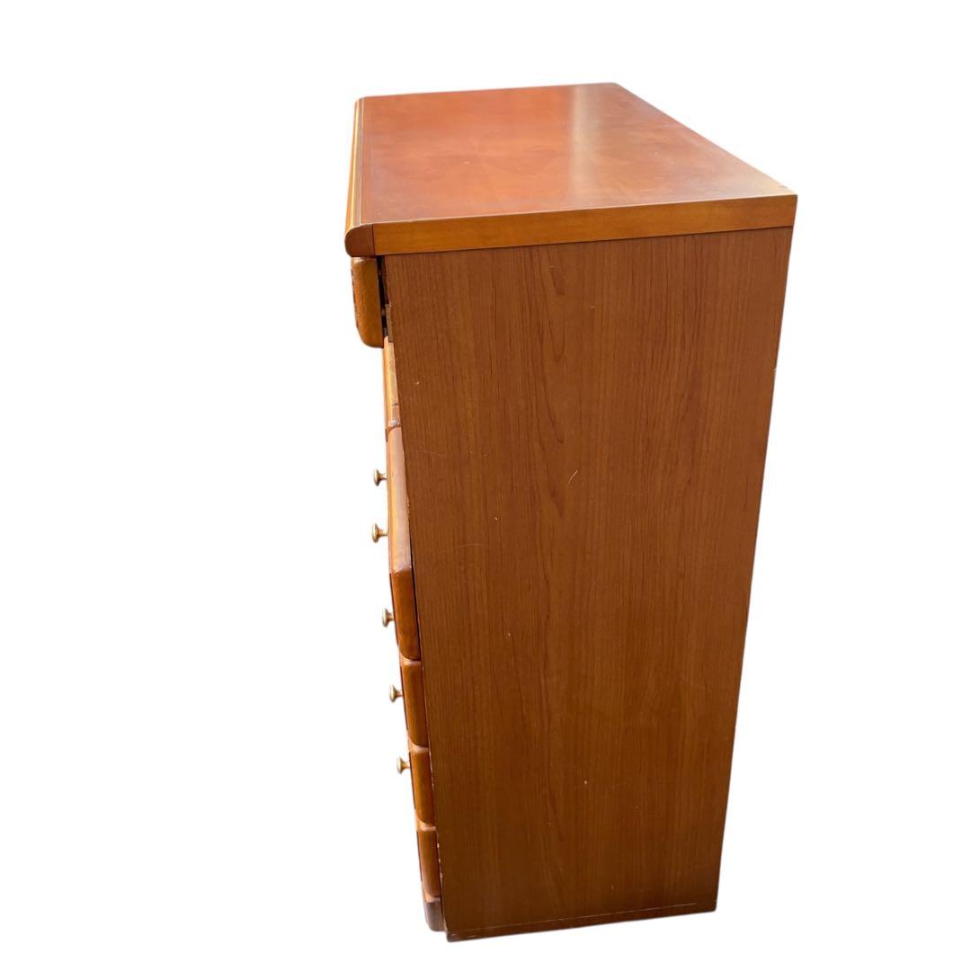 maruni 姫路マルニ　ラタン調　キャビネット 電話台　棚 レトロ タンス