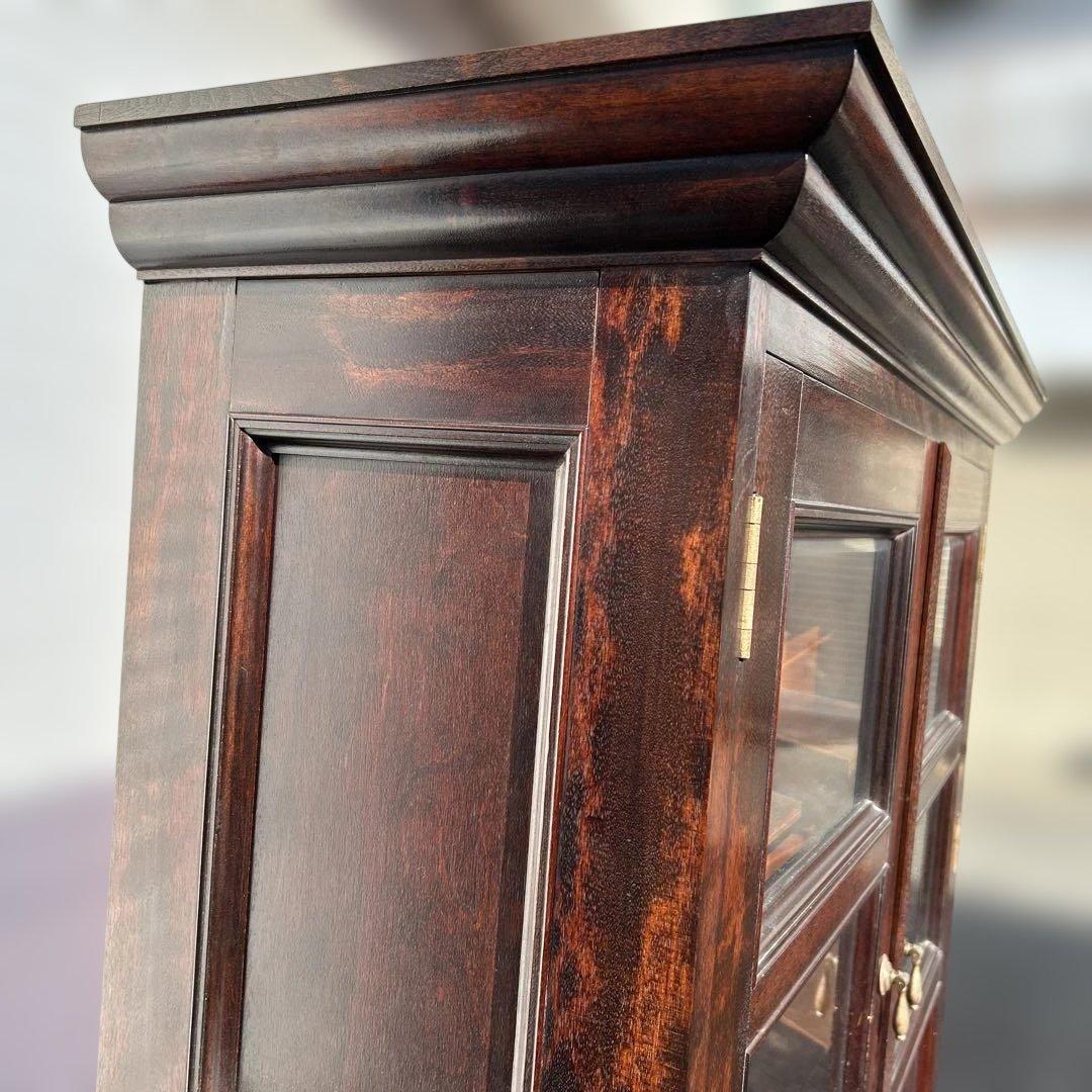 松本民芸家具　ミズメザクラ無垢材食器棚　　　キッチンボード/カップボード　送料込