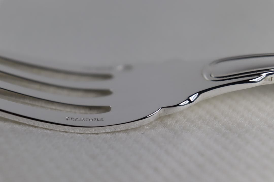 クリストフル■スターリング925製フィッシュフォーク■ジュベール■極上の個体です