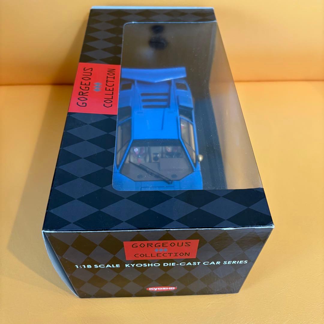 新春限定値下げ 京商 1/18 ランボルギーニ カウンタックLP500Sブルー