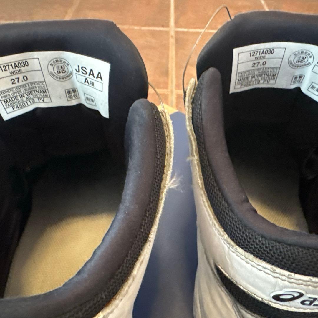 asics 安全靴 1271A030 27.0 (ワイド)