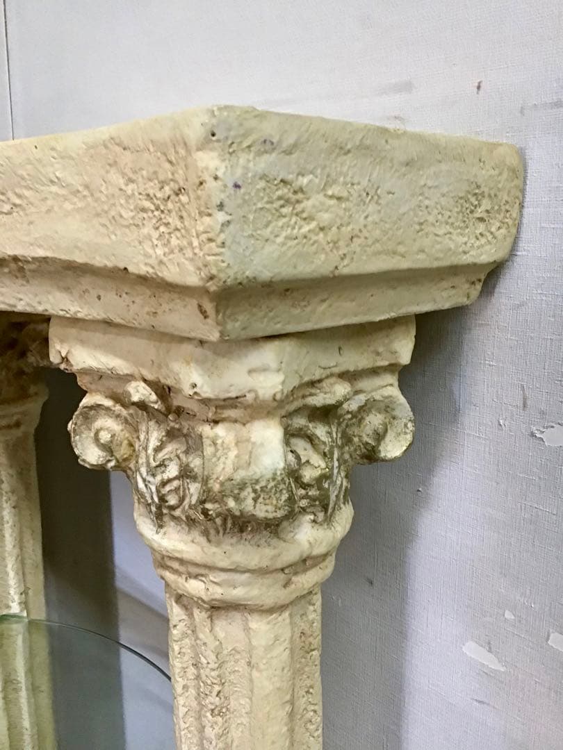 レティシア☆管357☆デコラティブ☆ギリシャ神殿☆コーナーシェルフ☆飾り棚