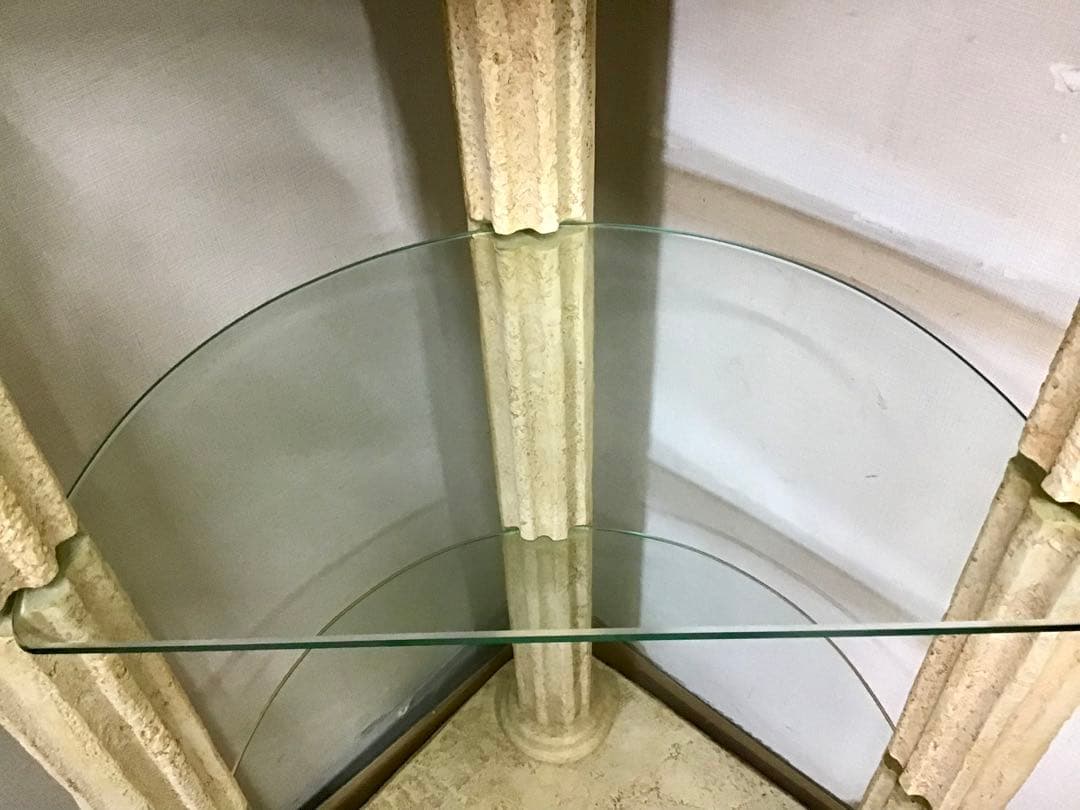 レティシア☆管357☆デコラティブ☆ギリシャ神殿☆コーナーシェルフ☆飾り棚