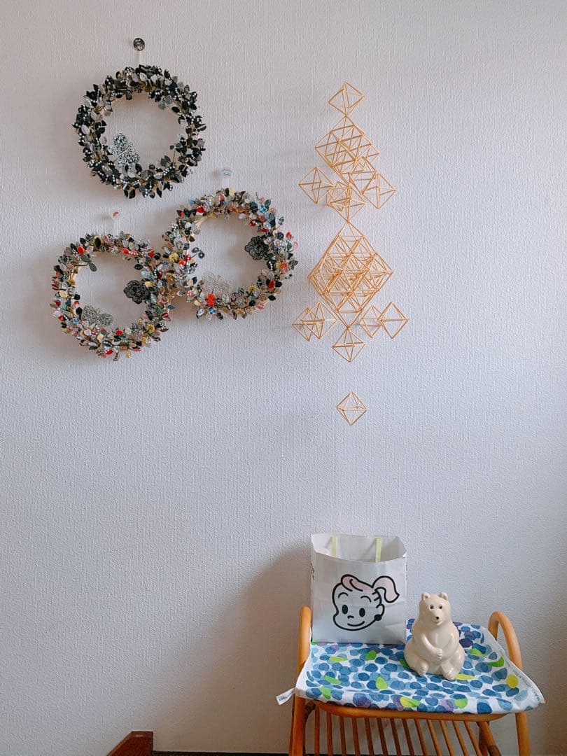 <スーパー特大サイズ③>盛り盛り森リース2025ver. ミナペルホネン　仕様