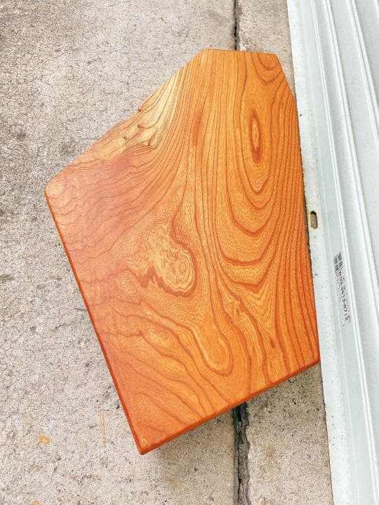 天然欅　花台　華台　椅子　台　盆栽台