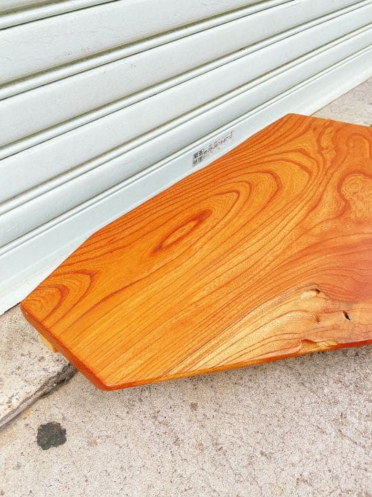 天然欅　花台　華台　椅子　台　盆栽台