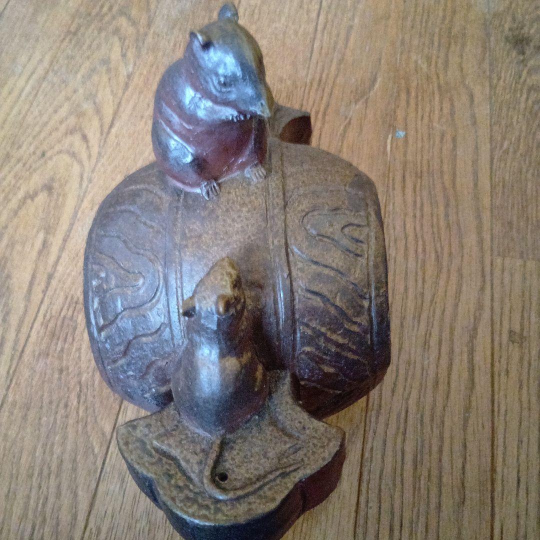 備前焼干支ねずみ小野田瑞穂作