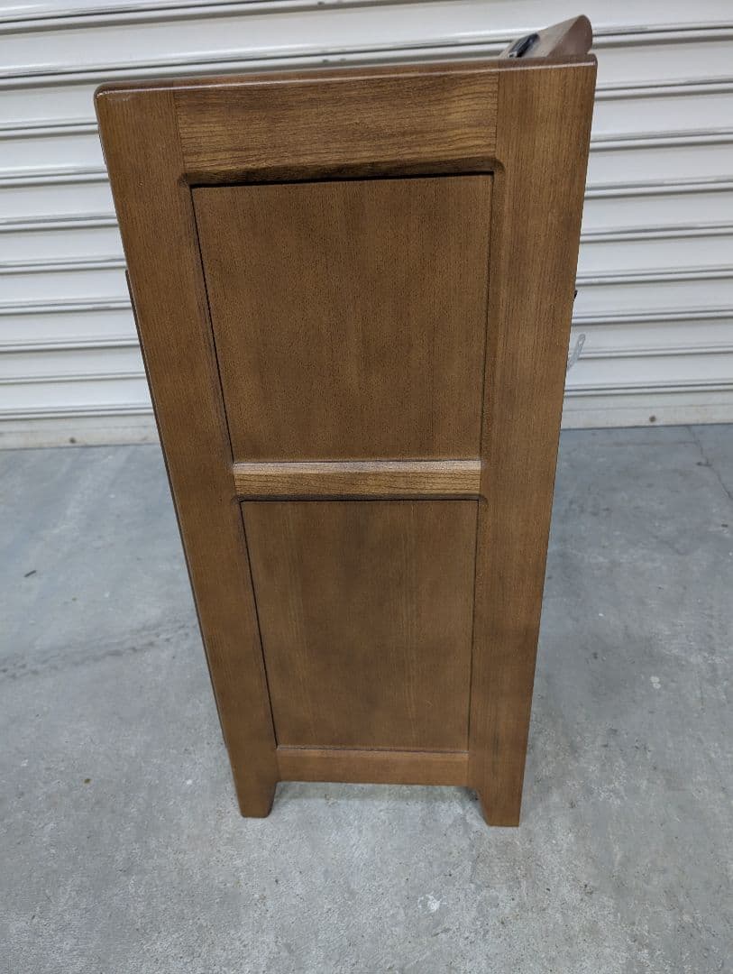 【送料込み】karimoku カリモク FAX台 ガラスキャビネット