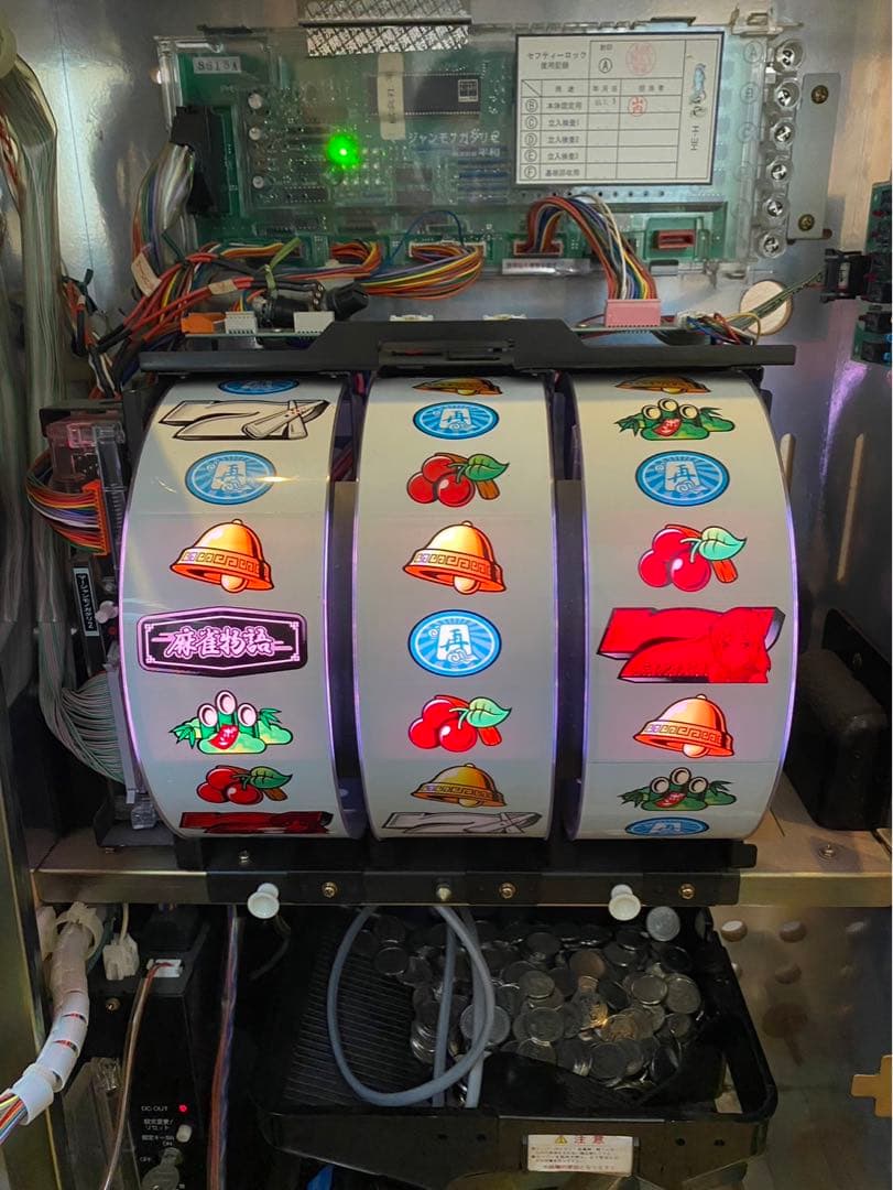 希少！パチスロ 麻雀物語 4号機 スロット実機 夏パネル - メルカリ