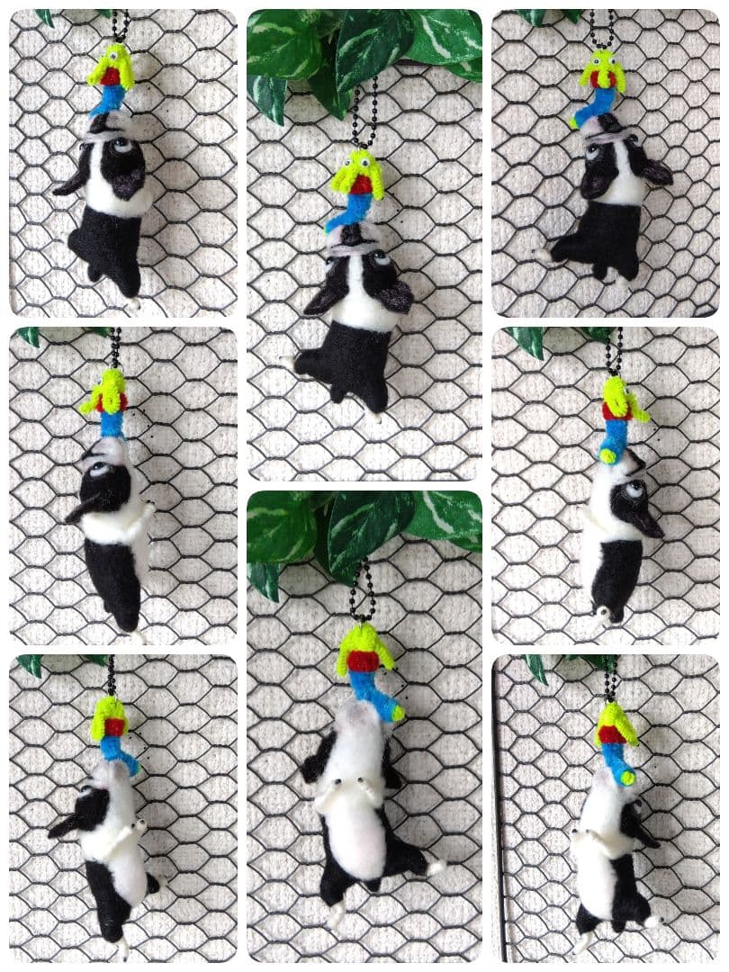 羊毛フェルト　チワワ　フレンチブルドッグ