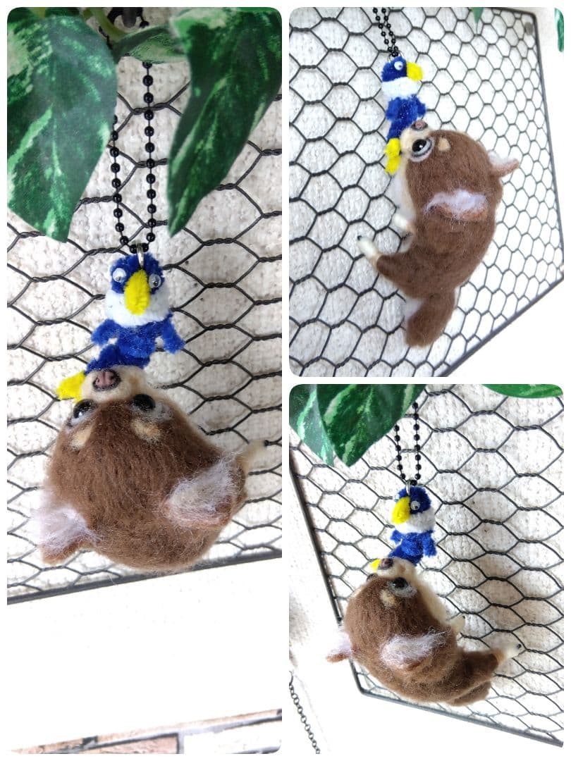 羊毛フェルト　チワワ　フレンチブルドッグ