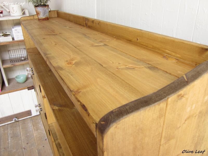 サイズ、デザインオーダー可●超ワイドキャビネット●ナチュラルブラウン無垢受注製作