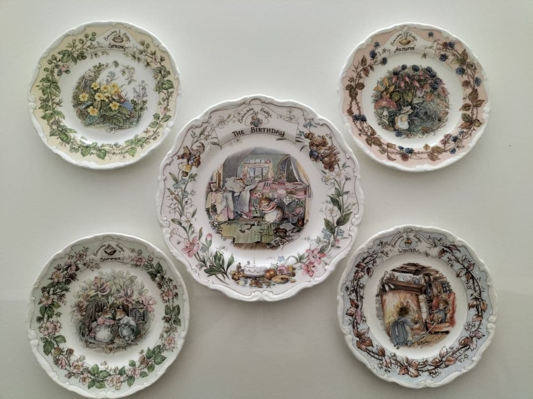 ⚡1920年代・手彩色ティーセット: ドイツ・フラウロイト