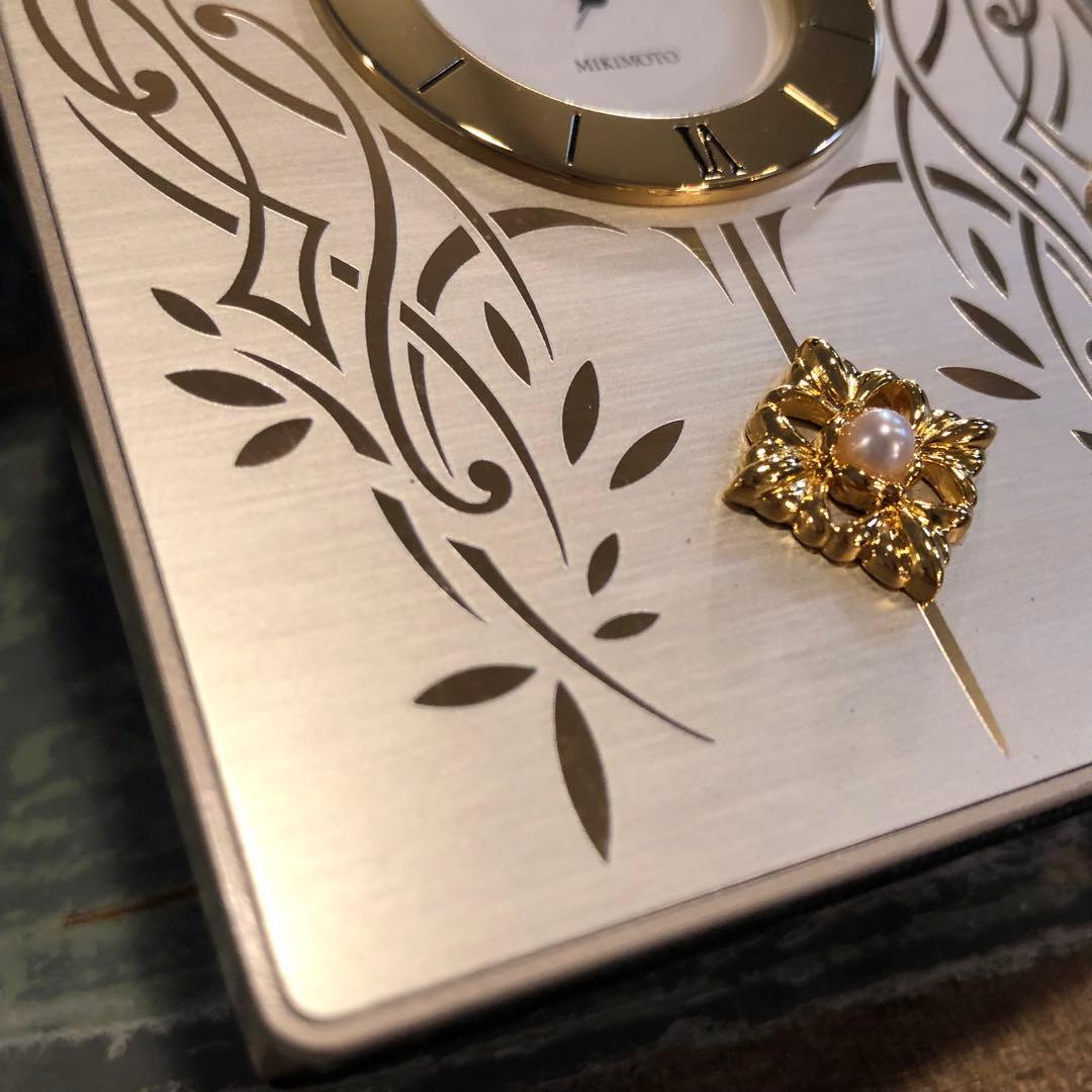 MIKIMOTO ミキモト 真珠付置時計 アーチ型 - メルカリ