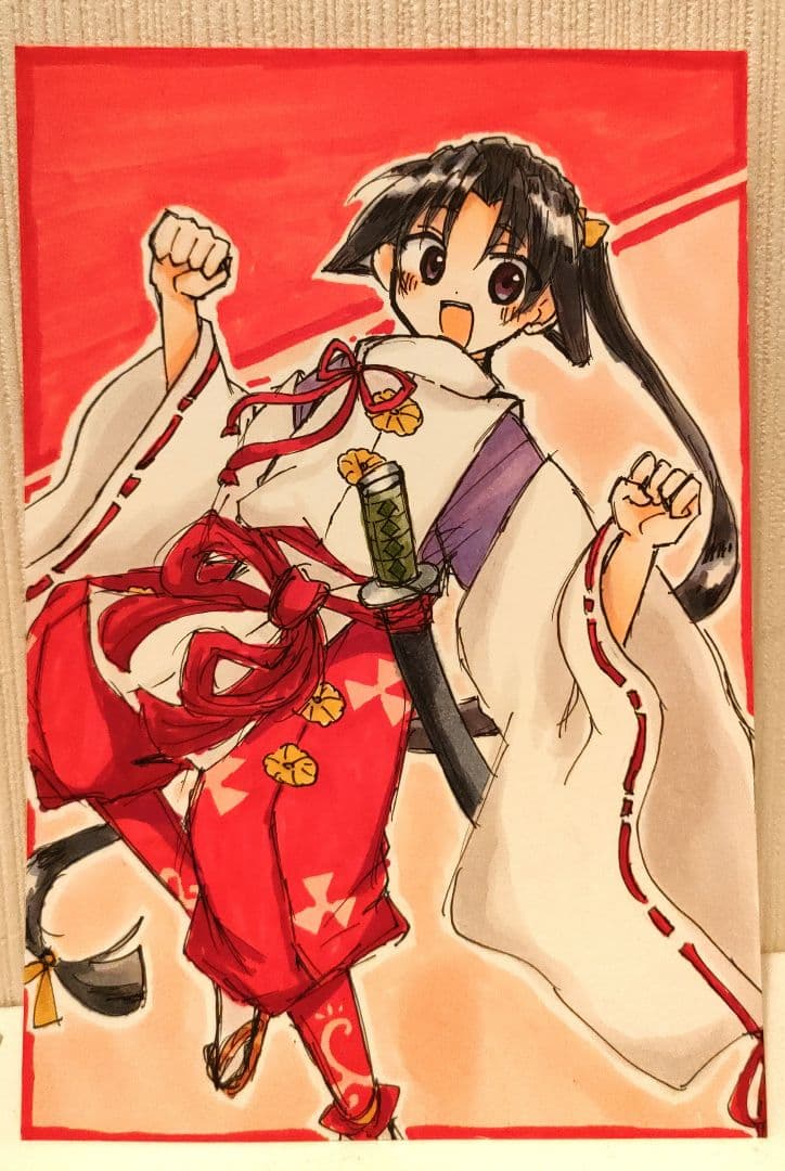 手描きイラスト 逃げ上手の若君 北条時行 創作 ファンアート 逃げ若