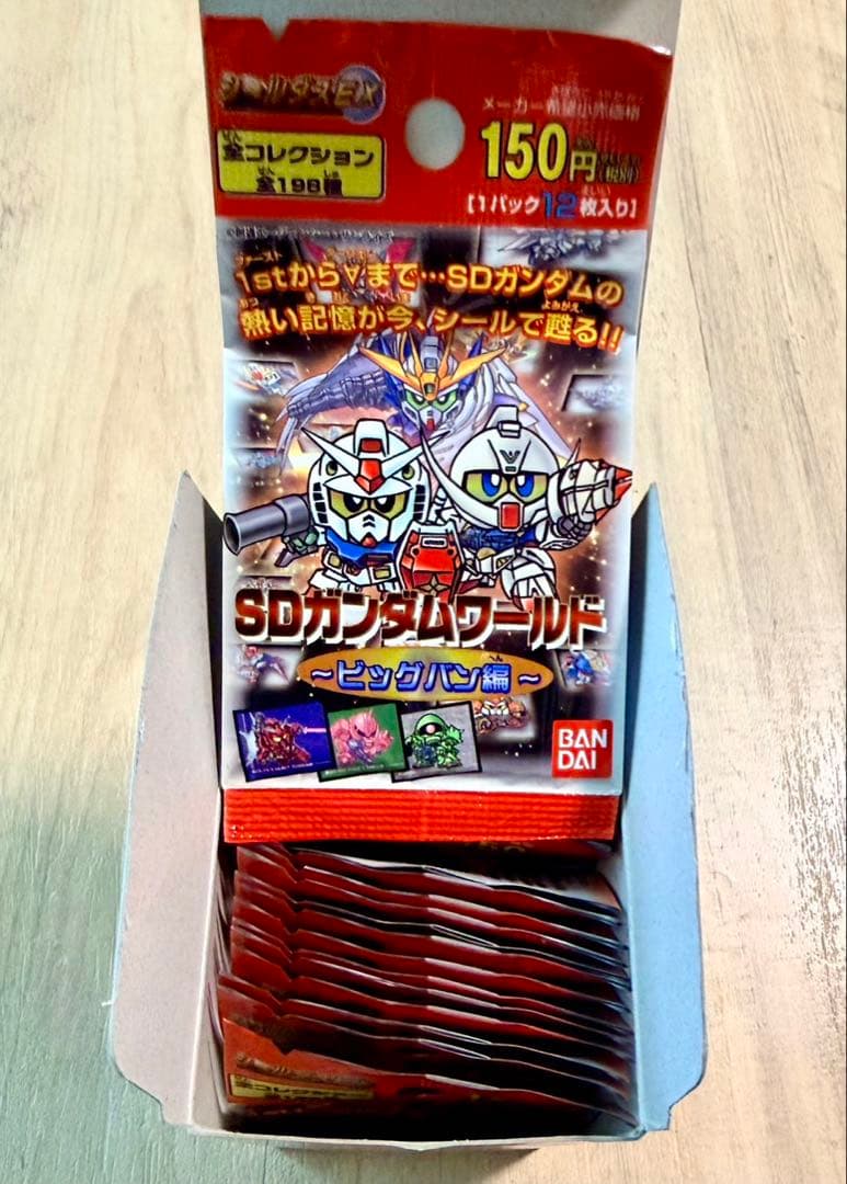 希少】SDガンダムワールド ビックバン編 シールダスEX 30パック入り