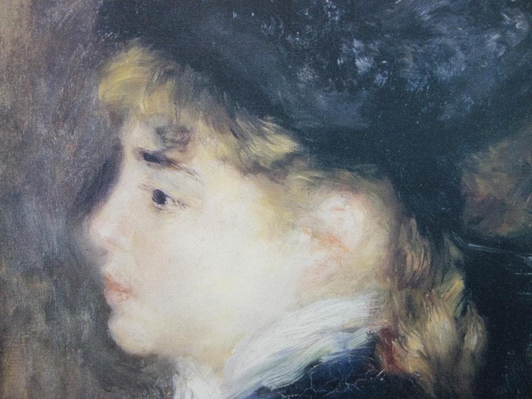 M▽ルノワール ルノアール 複製画 額縁 モデル マルゴの肖像 (37913