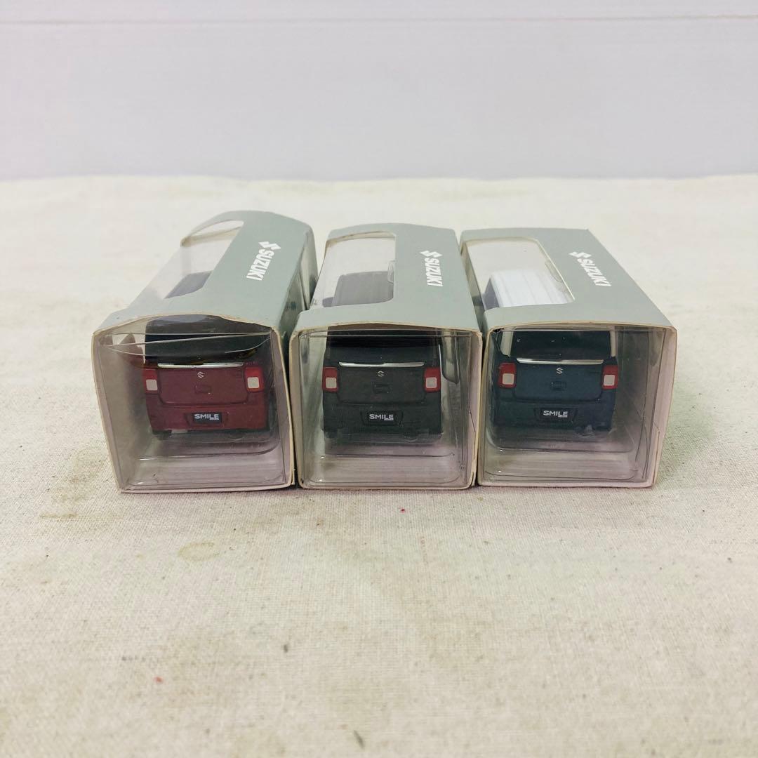 非売品/3種類セット】ワゴンR スマイル プルバックカー 箱付き