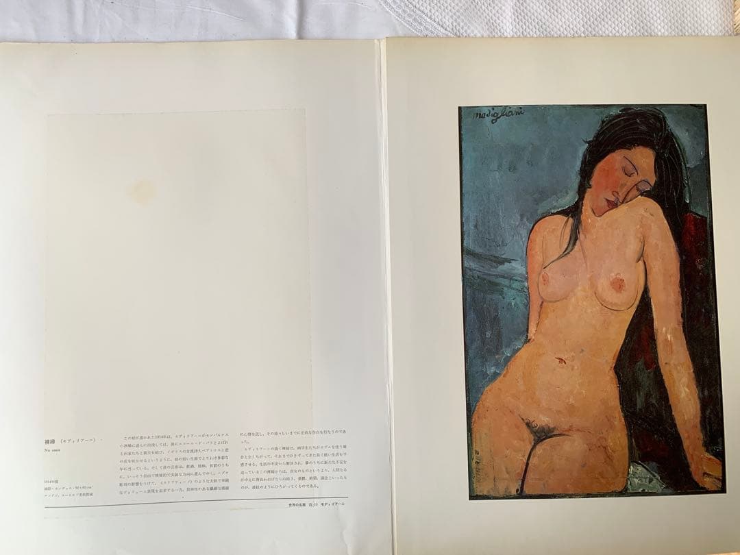 ✴︎希少　✴︎経年劣化なし　【世界の名画100選】印刷物