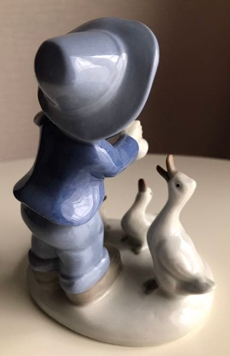 美品陶器人形　笛