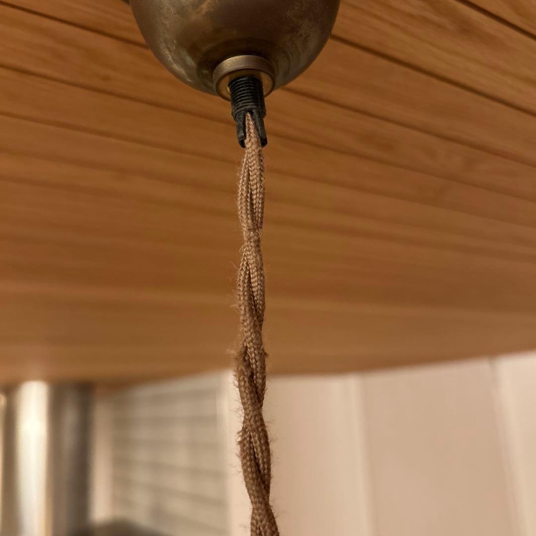 イギリス　アンティーク　ホワイト　ペンダントライト 星型