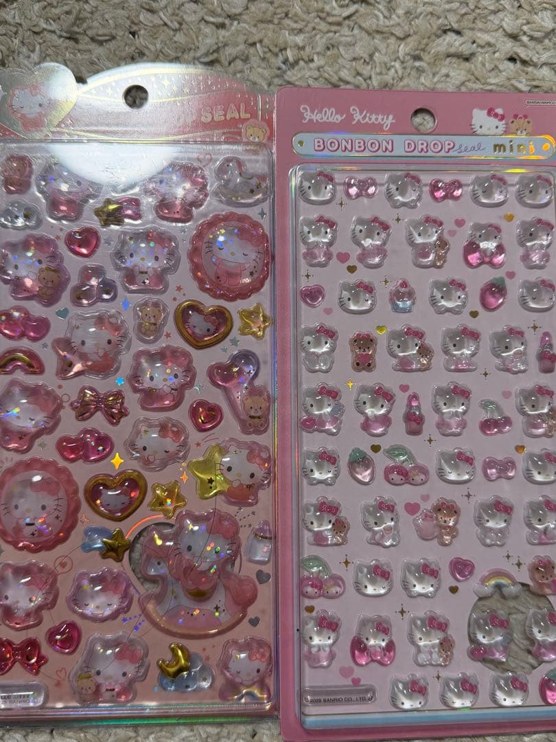 ボンボンドロップ　うるちゅるシール　サンリオ　ディズニー　たまごっち　等15枚