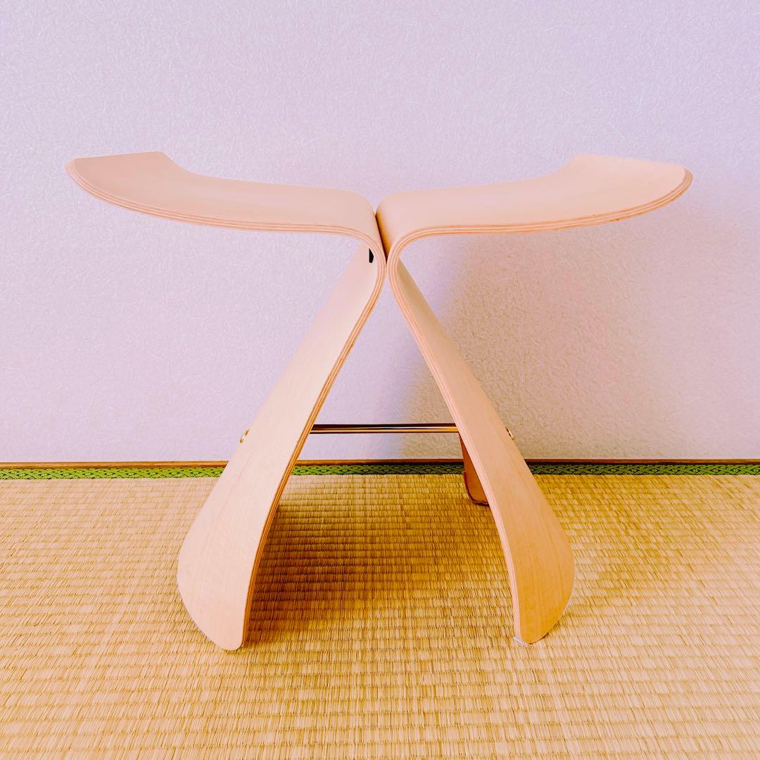 柳宗理 バタフライスツール 正規品 メープル 人気商品 早い者勝ち！
