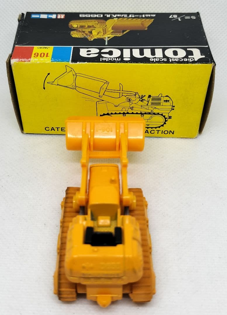 《黒箱トミカ106-1-3》小松ドーザーショベルD65S【KOMATSU】未使用
