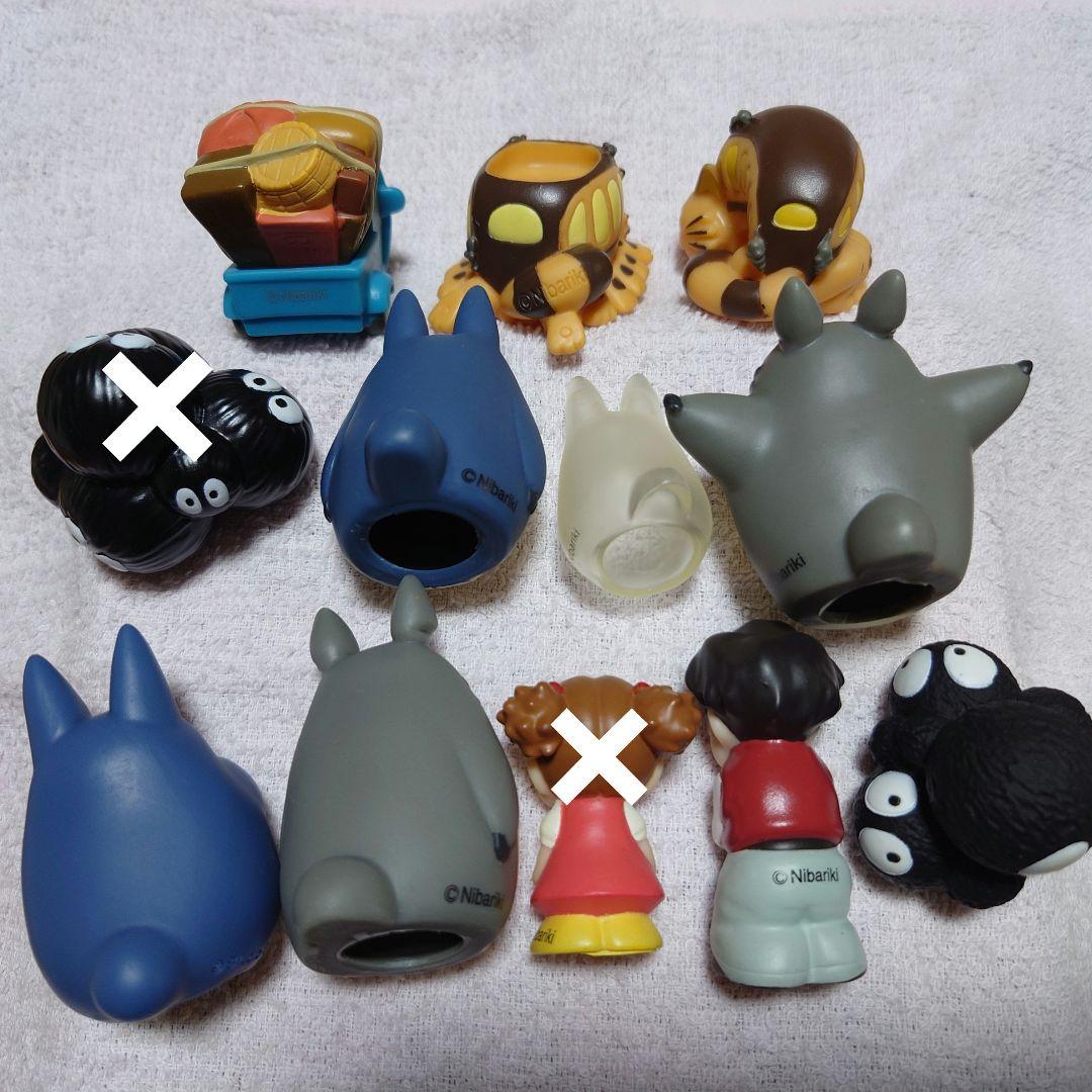 ジブリ 指人形 ソフビ となりのトトロ ネコバス フィギュア まっくろくろすけ