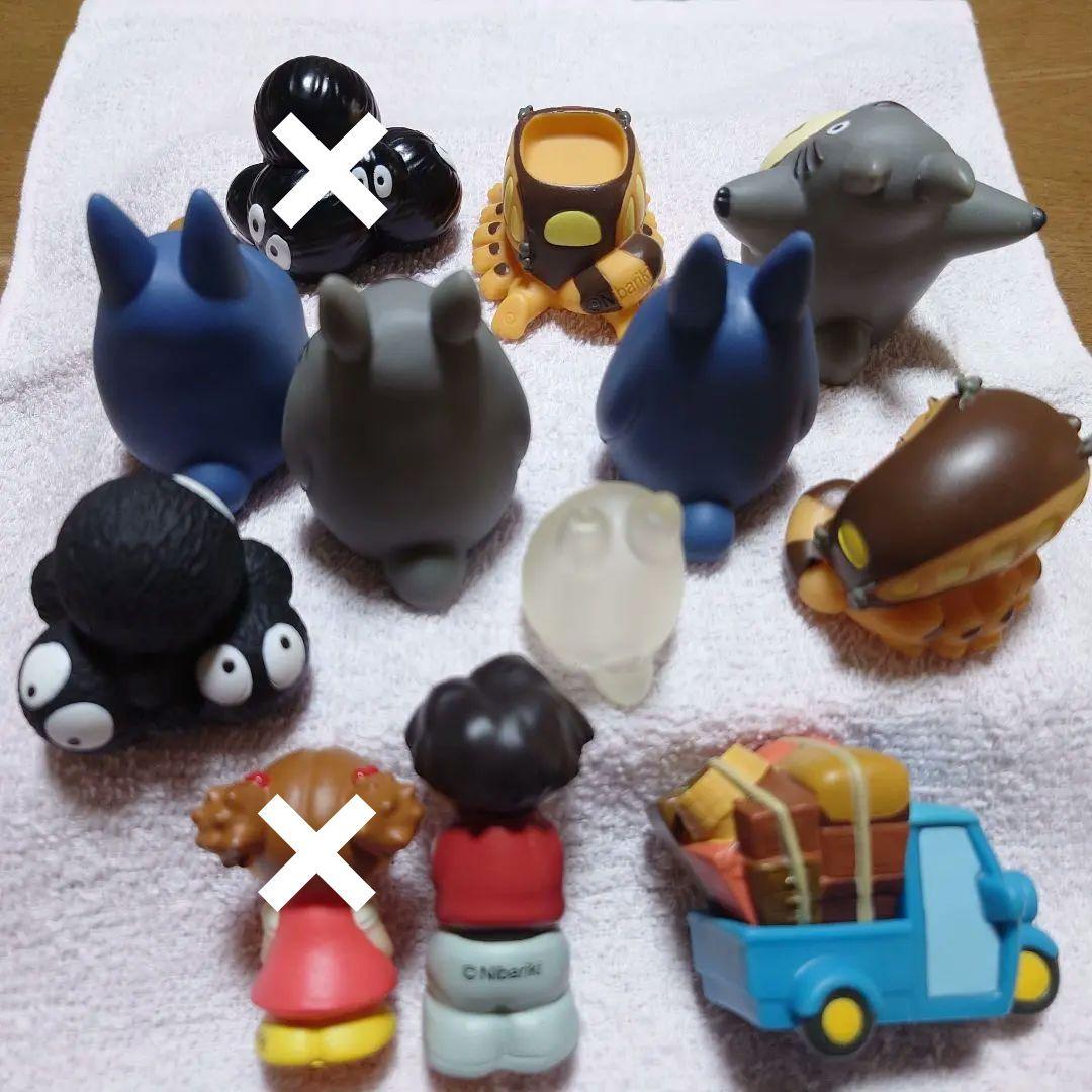 ジブリ 指人形 ソフビ となりのトトロ ネコバス フィギュア まっくろくろすけ