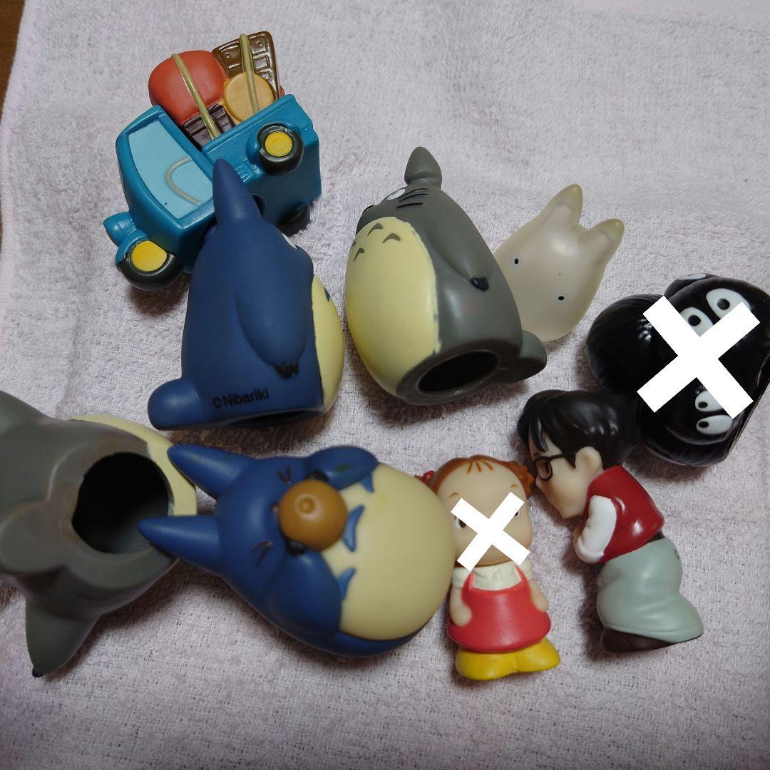 ジブリ 指人形 ソフビ となりのトトロ ネコバス フィギュア まっくろくろすけ