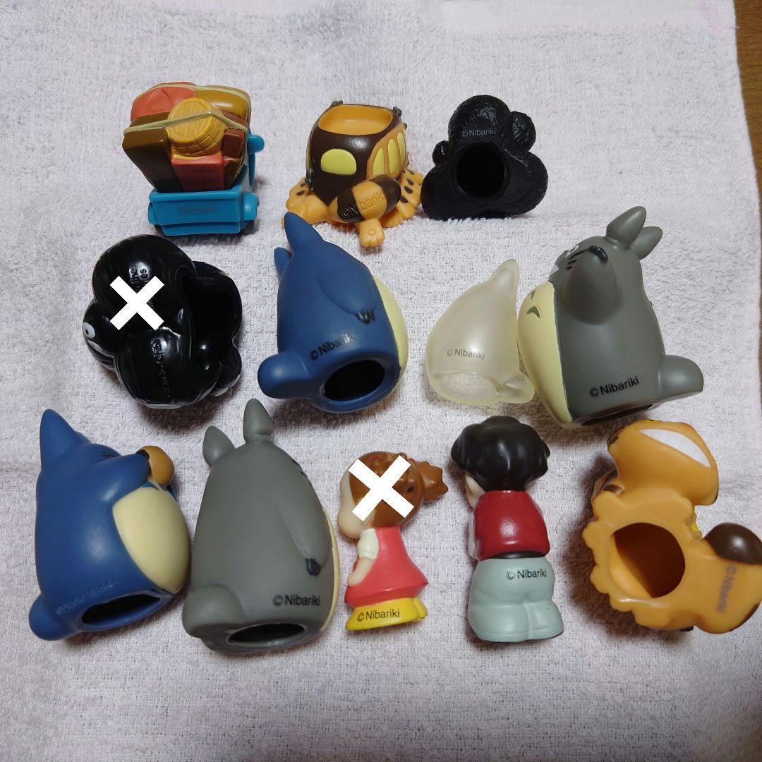 ジブリ 指人形 ソフビ となりのトトロ ネコバス フィギュア まっくろくろすけ