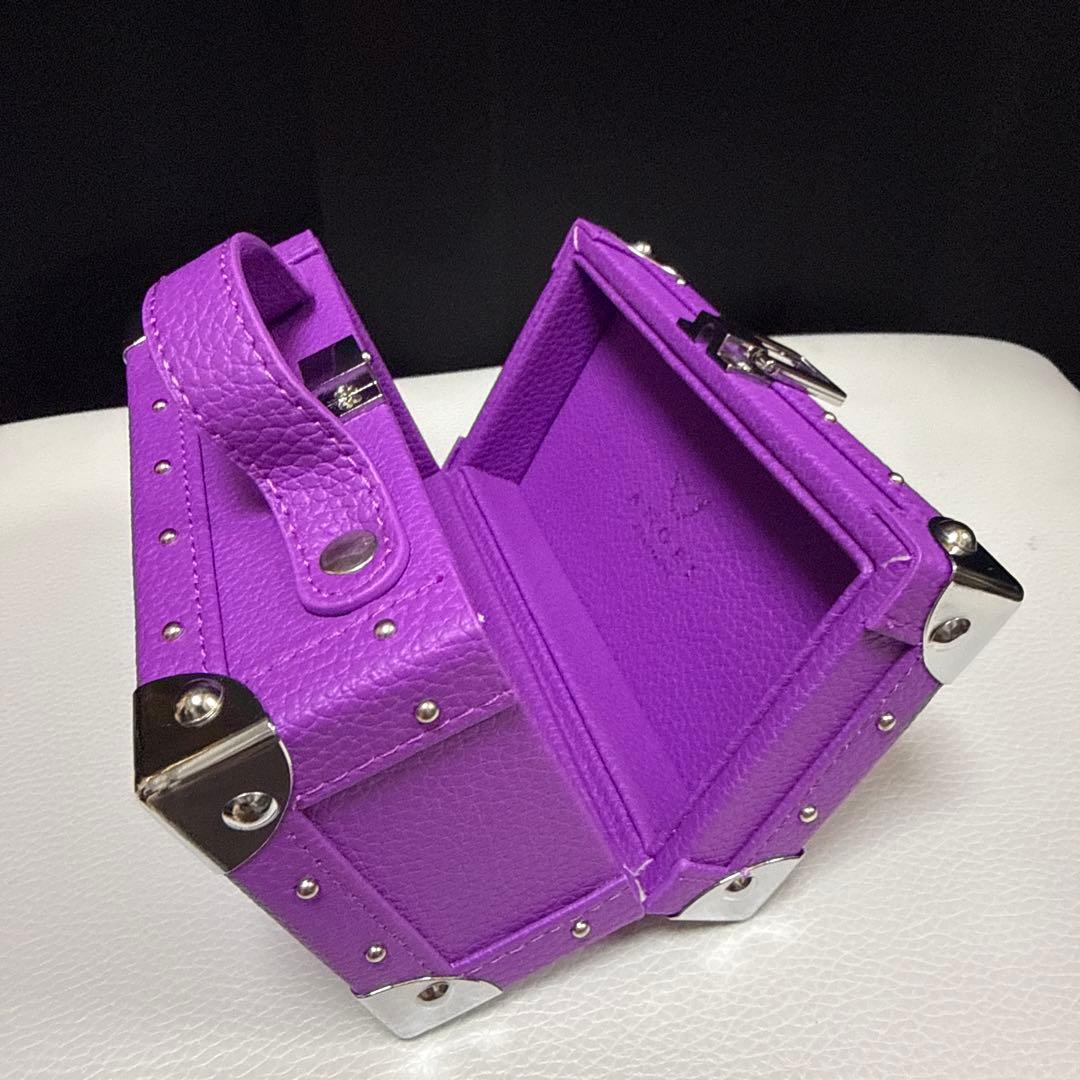 ミニケース　エンジェルシャンパンケース　angel パープル