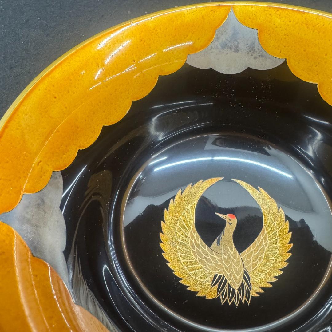 輪島塗 鶴亀蒔絵 壹対 高級漆器 共箱 共布 - メルカリ