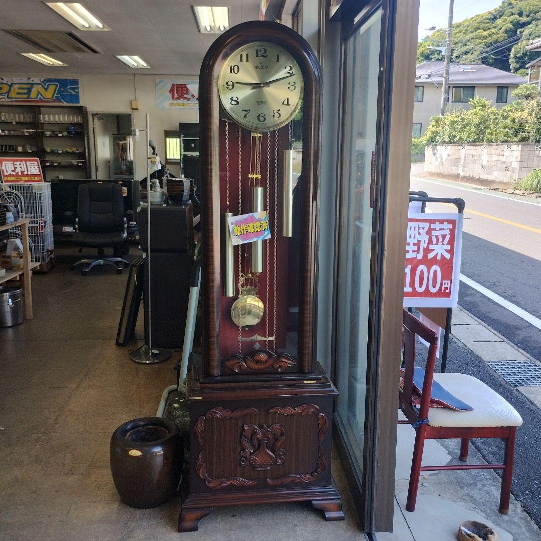 クラシック木製振り子柱時計