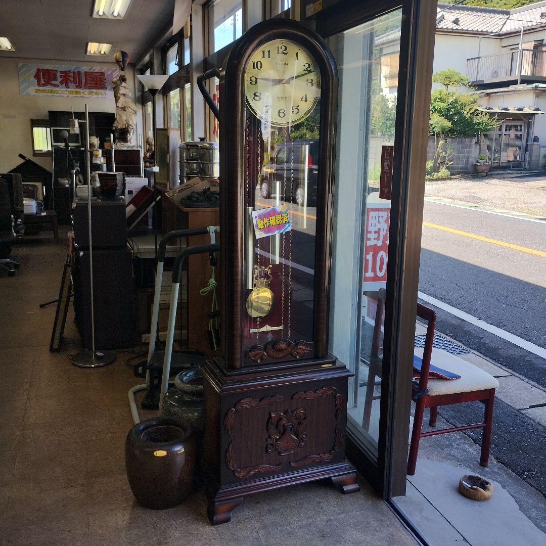 クラシック木製振り子柱時計