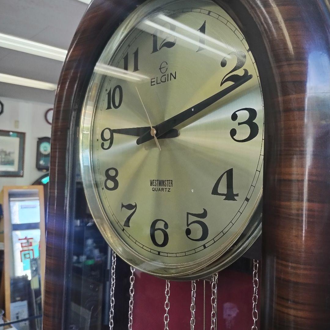 クラシック木製振り子柱時計