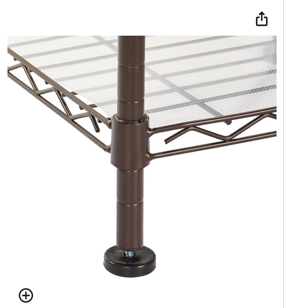 Amazon Basics ハンガーラック ブロンズ 収納