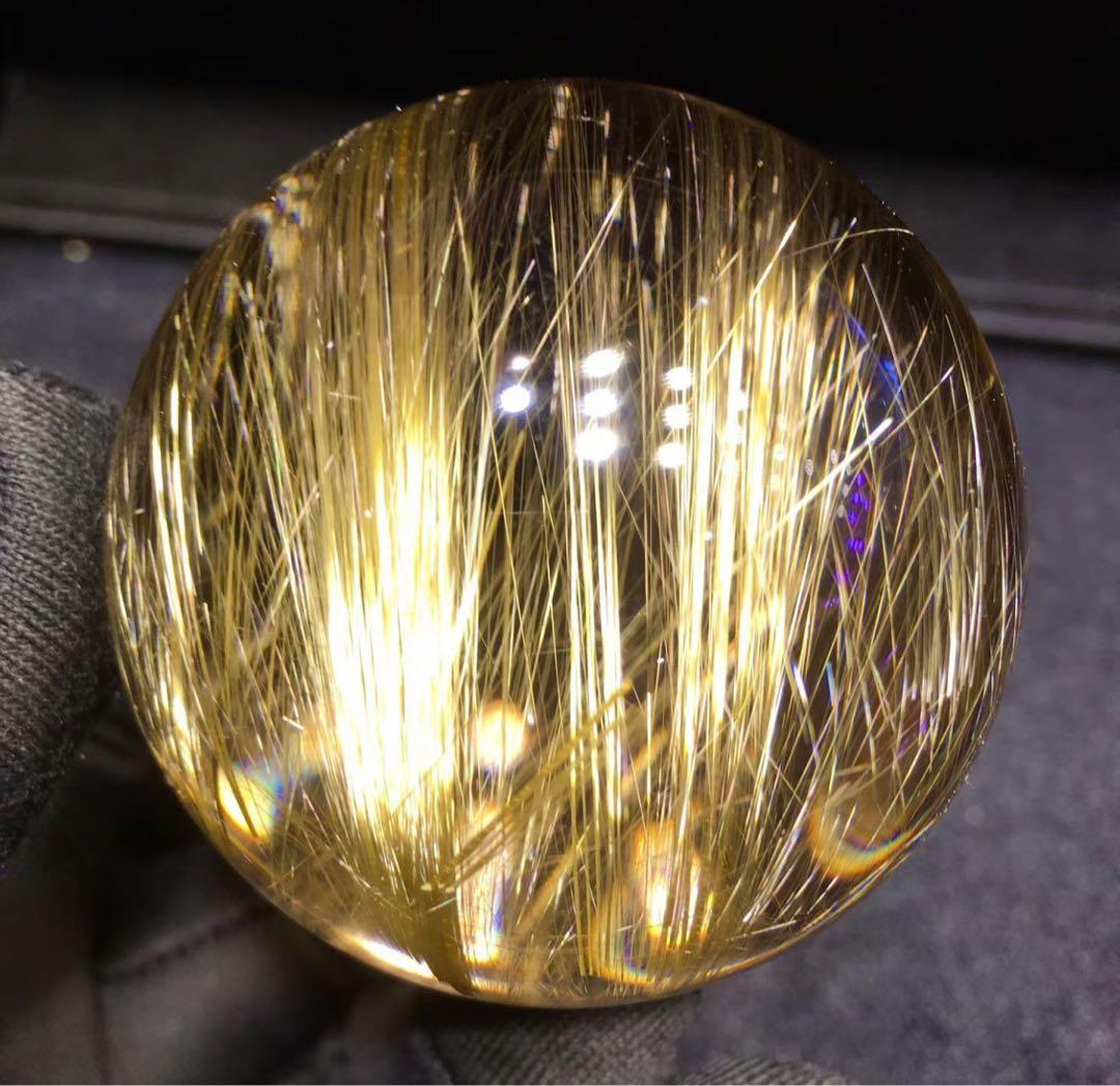 ⭐︎【天然】タイチンルチルクオーツ ペンダントトップ k18 1.6g